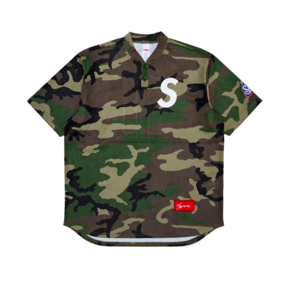 Supreme S Woodland Camouflage Jersey